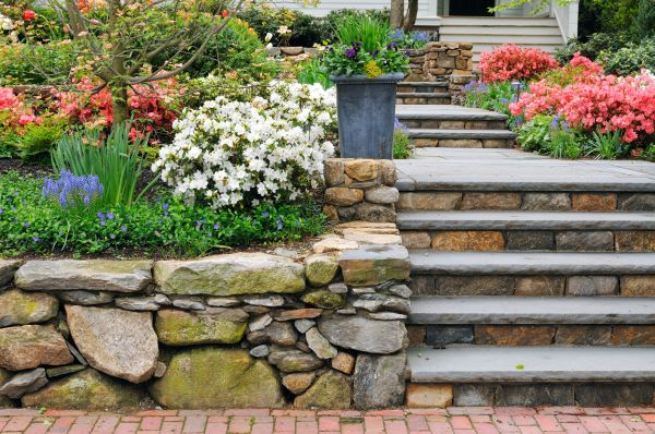 Stone Stairs Repair in Gig Harbor