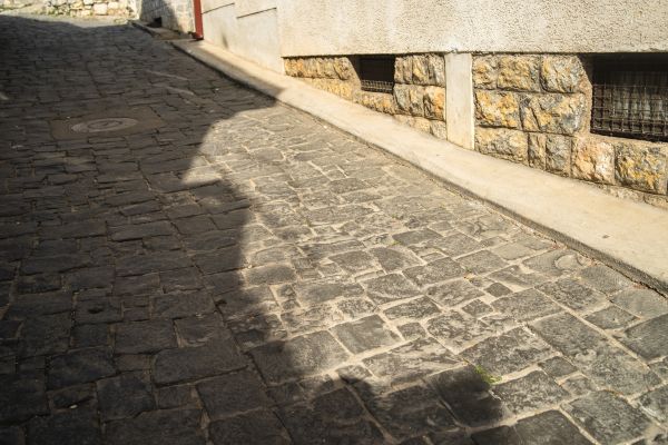 Stone Sidewalk Repair in Gig Harbor