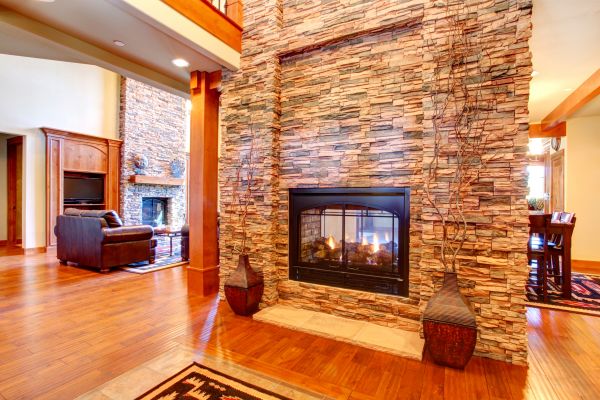 Stone Hearth Installation in Gig Harbor