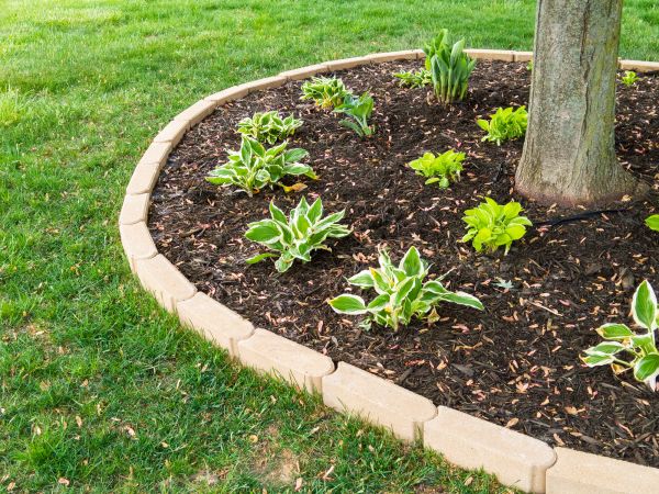 Stone Border Installation in Gig Harbor